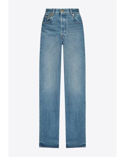 Jacquemus Droit Straight-Leg Jeans - Blue