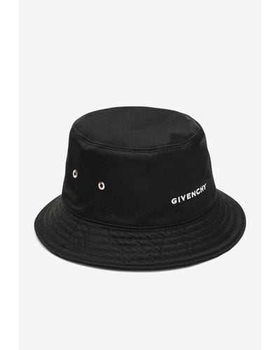 Givenchy Logo-Embroidered Bucket Hat - Black