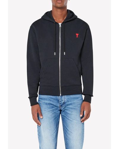 ami zip up hoodie