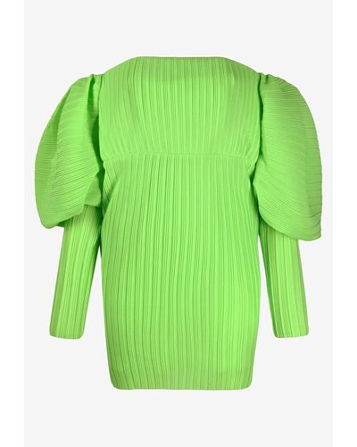 Solace London Skye Mini Dress - Green