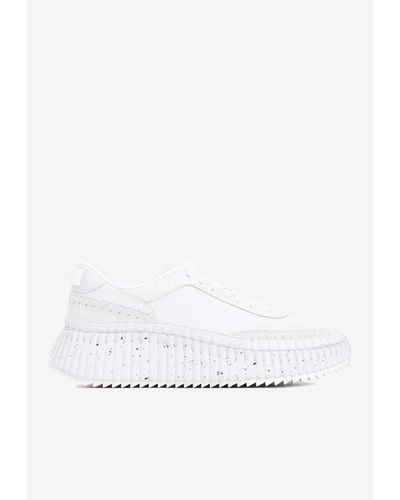 Chloé Nama Low-Top Sneakers - White