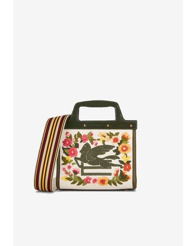 Etro Mini Love Trotter Floral Tote Bag - Multicolour