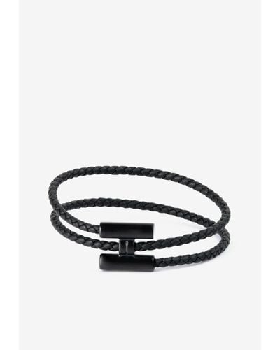 Hermès Tournis Tresse Bracelet - Black
