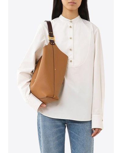 Chloé Tuxedo Long-Sleeved Shirt - White