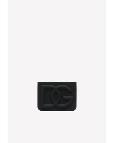 Dolce & Gabbana Dg Logo Embossed Cardholder - White