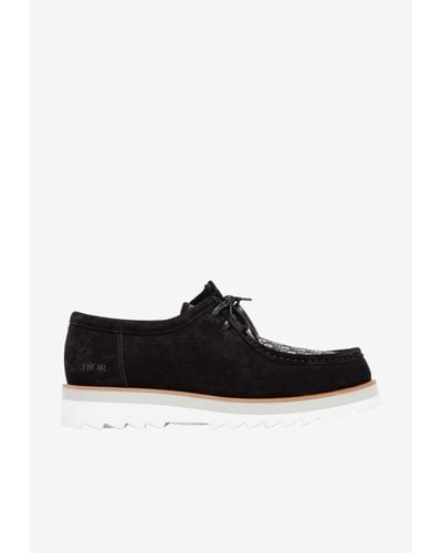 Dior Oblique Derby Shoes - Black