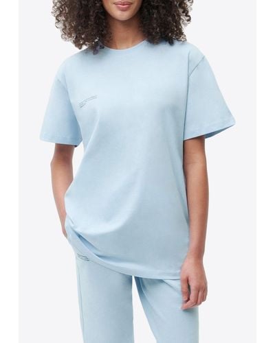 PANGAIA Pprmint Crewneck T-Shirt - Blue