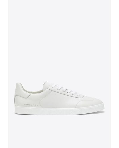 Givenchy Town Low-Top Leather Sneakers - White
