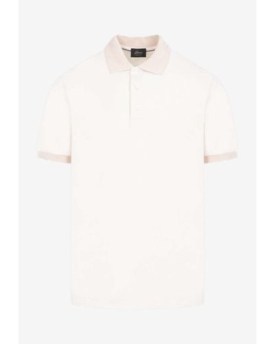 Brioni Classic Polo T-Shirt - White