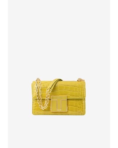 Tom Ford Medium 001 Chain Shoulder Bag - Yellow