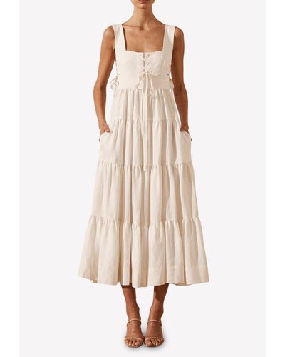 Arizona Tiered Mini Dress - Shona Joy Discount glamor model | sales at storeshonajoy.com