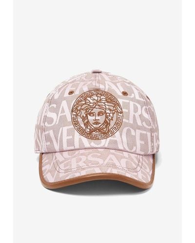 Versace La Medusa Embroidered Baseball Cap - Pink
