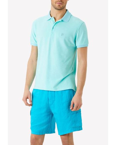Vilebrequin Terry Polo T-Shirt - Blue