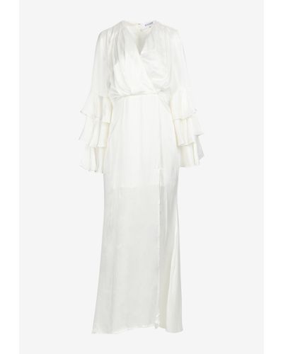 Elliatt Camari Maxi Silk Dress - White