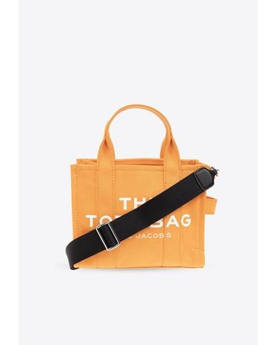 Marc Jacobs The Small Logo Canvas Tote Bag - Orange