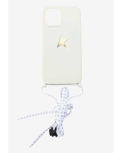 Golden Goose Iphone 12/12 Pro Max Star Logo Rubber Case - White