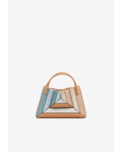 Mlouye Sera Top Handle Bag - Blue