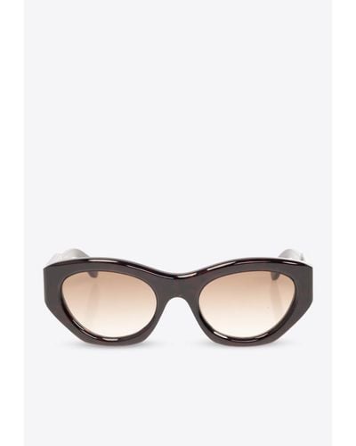 Chloé Gayia Cat-Eye Sunglasses - Natural