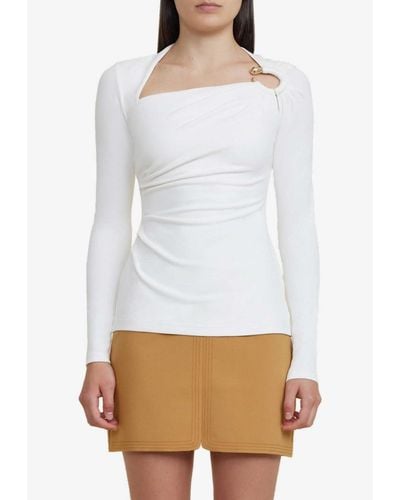 Acler Anderston Asymmetric Top - White