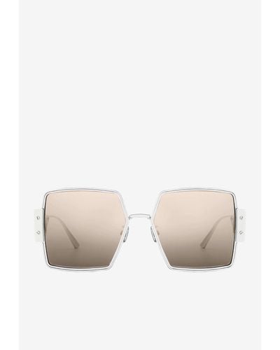 Dior 30 Montaigne S4u Square Sunglasses - Natural