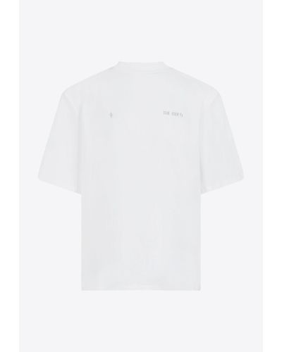 The Attico Kilie Short-Sleeved T-Shirt - White