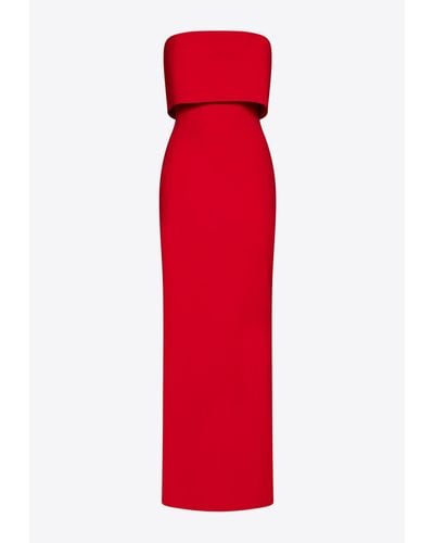 Solace London Lana Maxi Dress - Red