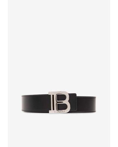 Balmain B-Belt Reversible Belt - White
