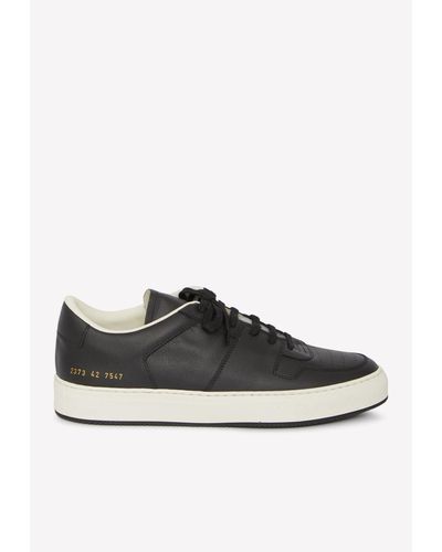 Common Projects Decades Low-Top Sneakers - Black