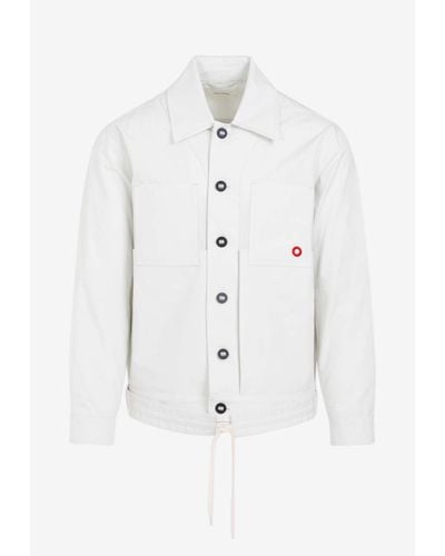 Craig Green Ring-Embroidered Overshirt - White