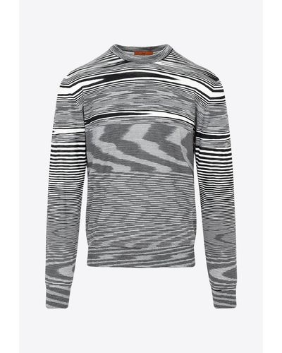 Missoni Space Dye Wool Sweater - Grey