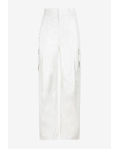 Bottega Veneta Cargo Trousers - White