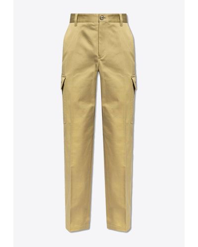 Versace Chino Cargo Pants - Yellow