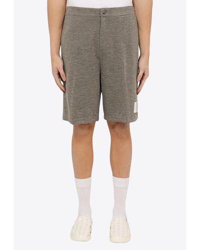 Thom Browne Wool Bermuda Shorts - Grey