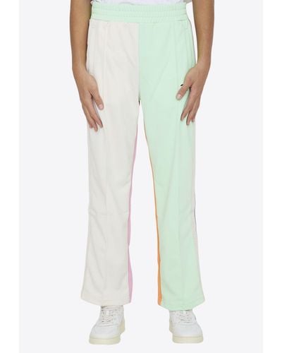 Palm Angels Hunter Colorblocked Track Pants - Green