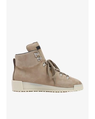 Fear Of God 7th Hiker Suede Ankle Boots - Natural