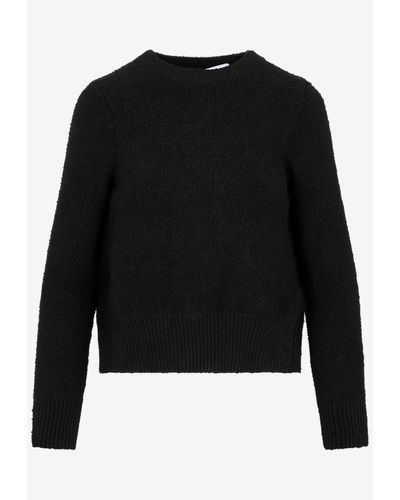 Bottega Veneta Knitted Sweater With Open Back - Black