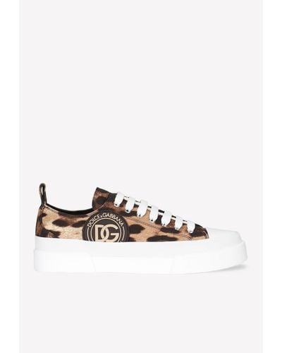 Dolce & Gabbana Dg Drill Portofino Canvas Sneaker - Brown