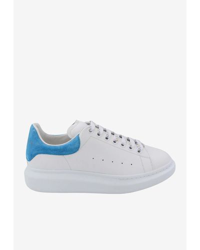 Alexander McQueen Oversize Chunky Leather Sneakers - Blue