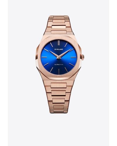 D1 Milano Ultra Thin Bracelet 34 Mm Watch - Blue