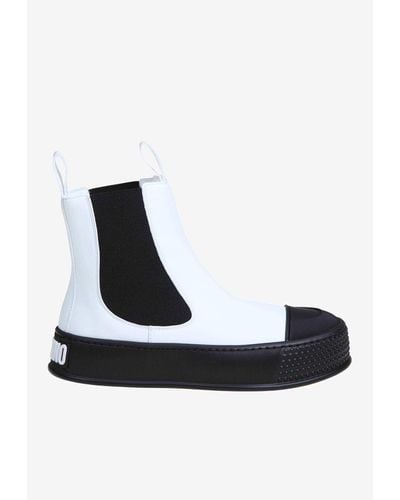 Moschino Ankle Boot - White
