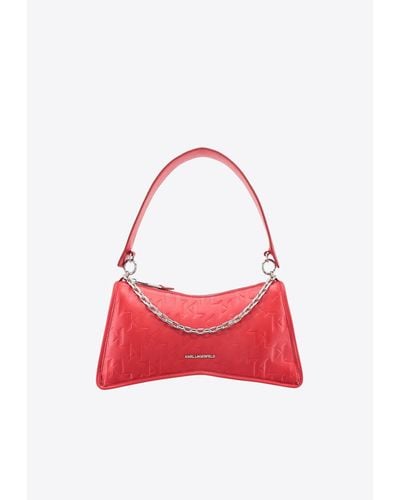 Karl Lagerfeld Shoulder Bag - Red