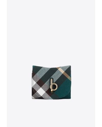 Burberry Rocking Tri-Fold Compact Wallet - White