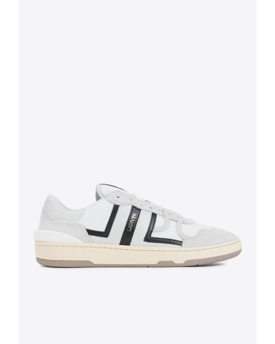 Lanvin Clay Low-Top Sneakers - White