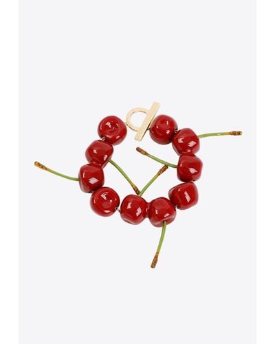 Jacquemus Cherry Design Bracelet - Red