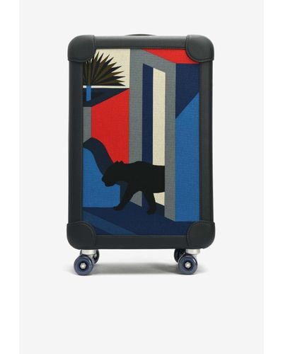 Hermès Rolling Mobility Suitcase - Blue