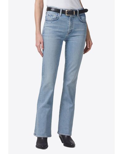 Citizens of Humanity Lilah High-Waist Bootcut Jeans - Blue