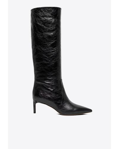 Bettina Vermillon Josefine 55 Knee-High Leather Boots - Black