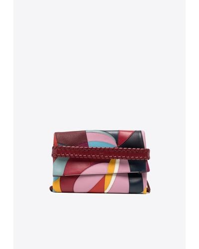 Chloé Abstract Patchwork Clutch - White