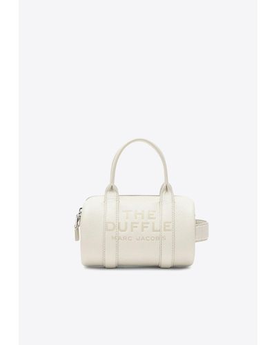 Marc Jacobs The Mini Logo Duffel Bag - White