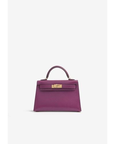 Hermès Mini Kelly Sellier 20 - Purple